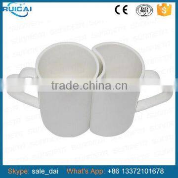 MKB27 Sublimation Coated White Printable Couple Mugs For Sale