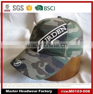 Hot style baseball cap custom and camo baseball cap