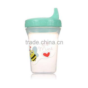 Baby Plastic Drinking Cup With Lid/cover and Handle photo-2