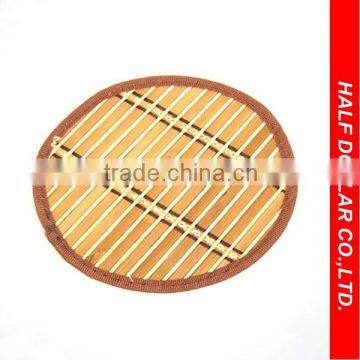 Round-style Bamboo Mats/Table Mats/Placemats For One Dollar Item,Heat Resistant For Kitchen Use