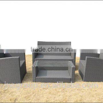 Steel tube structure rattan outdoor furniture