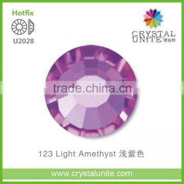 U2028 Light Amethyst Optimal Hot Fix Rhinestone