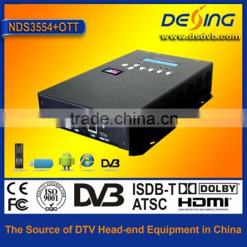 hd encoder modulator with OTT decoder