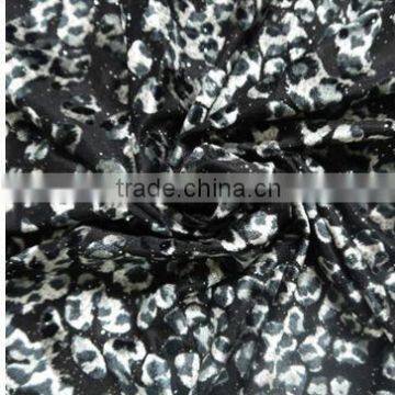 new design print korean velvet for lady dress garments