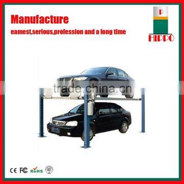 hydraulic four column lift platform for car parking