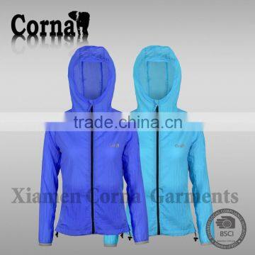 High quality various outdoor activity waterproof sun protection hooded sweatshirt