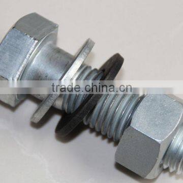 Hot Dipped Galvanized Hex Head Bolts and Nuts photo-2