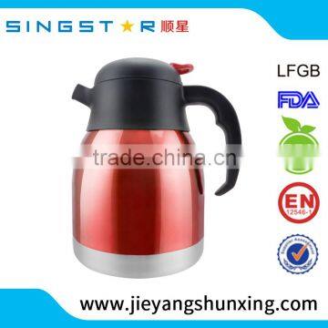 stainless steel vacuum coffee pot 1L 1.5L 2.0L 2.5L