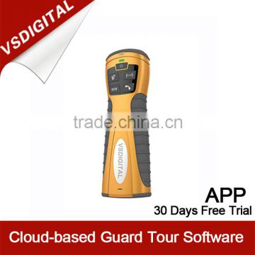 Waterproof rfid real time guard tour system