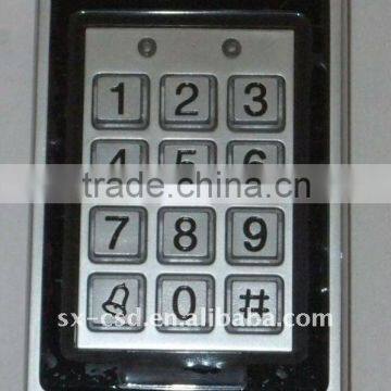 metal access keypad