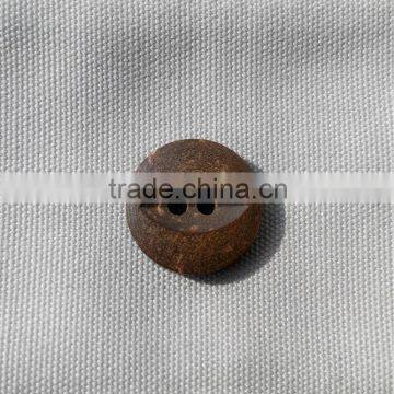 18L 2 Holes Brown Matt Fisheye Coconut Shell Button