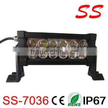 36W CREE Off Road LED Light Bar convex optical light bars