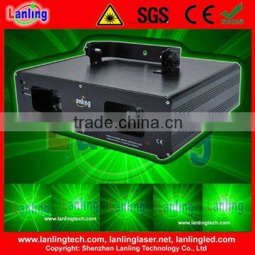 100mw+100mw Green Double Heads Laser light for DJ