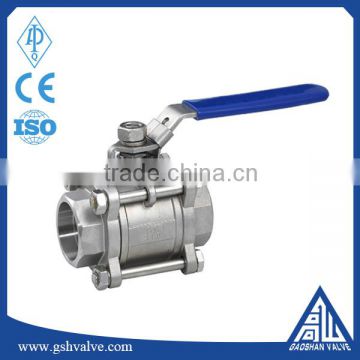 socket welding three part ball valve 1000 wog