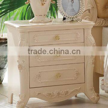 Luxury French Fancy Antique Design Bedroom Furniture Sets With Solid Wood Wardrobe photo-3