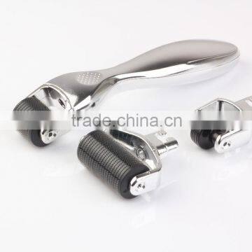 Silver 3 in 1 Microneedles Derma Roller for Hair Loss Treatment photo-2