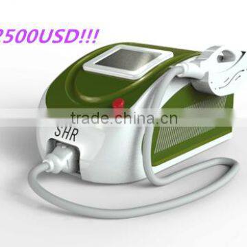 2016 Spa Used Good Result Portable SHR Ipl Laser Hair Removal Machine