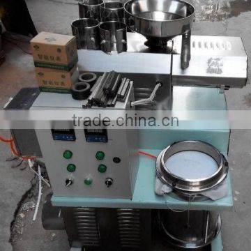 Hot!!! home use stainless steel oil press machine with vacuum filter