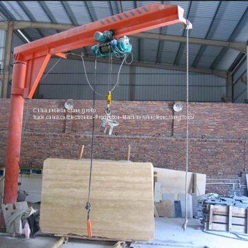 360 Degree Rotating Floor Mounted 1-5 Ton Pillar Hoist Small Jib Crane Price photo-4