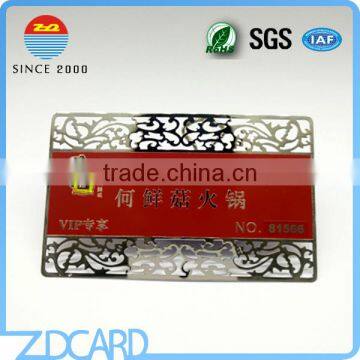 Customized Silk-screen Printing Stainless Steel Business Card