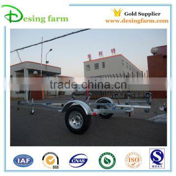 Galvanized steel semi boat trailer for Australia and New Zealand
