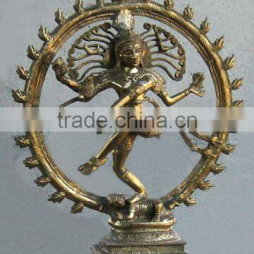 Decoration Natraj Brass Statue/ Hindu Statue/ Religious Statues/ Indian Statues/ Decoration Statues
