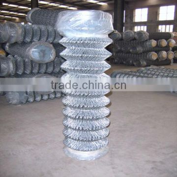 high quality galvanized/pvc coated chain link fence mesh (directly factory )