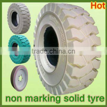 top quality electric forklift trucks spare parts, 4.00-8 non marking solid tires