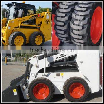 front end solid skid steer loader tire with rims 10-16.5