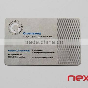 Customized Barcode Printed Loyalty Metal Card photo-6