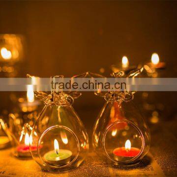 ANGEL CRYSTAL CANDLE STICK GLASS HOLDER WITH ANGLE WING photo-2