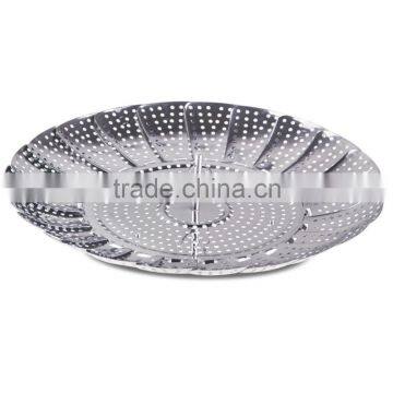 Vegetable Steamer Basket 100% Stainless Steel,Foldable photo-2