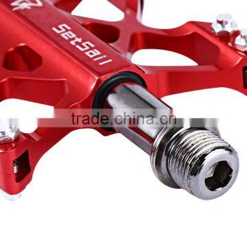 1 Pair SETSAIL 068 Mountain Bike Pedals MTB Road Cycling Bearing Pedals Suitable BMX Flat With Butterfly Shape Bicycle Parts photo-6