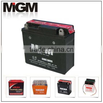 12v 7ah YTX7DL-BS motorcycle battery MF battery maintenance free battery gel battery sealed battery