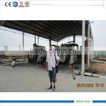 10-12tpd Waste Tyre Refining Machine Making Pyrolysis Oil photo-4