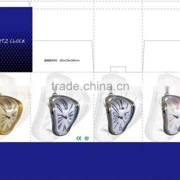 2015 the Newest Quartz Clock Melting Clock Novelty Home Decor Clock Art Clock Shelve Clock Melting Shelf Clock photo-4