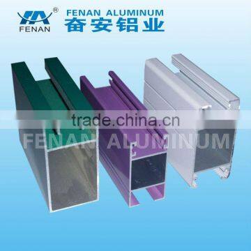 colorful powder coating window profile aluminum price