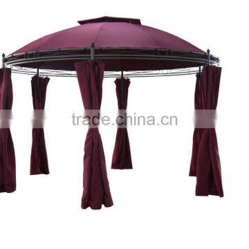 Dia3.5m Double-roof Garden Round Metal Gazebo photo-2
