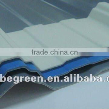 1130mm wide PVC tiles for sale, PVC celling ties for factory construction,PVC trapezoidal sheet