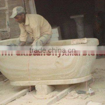 Handcarved in pure Natural Marble Stone/MARBLE BATHTUBS