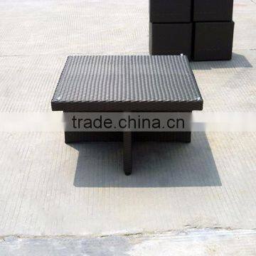 Saving Sapce Outdoor Furniture Synthetic Rattan Wicker Dining Table And Chair photo-4