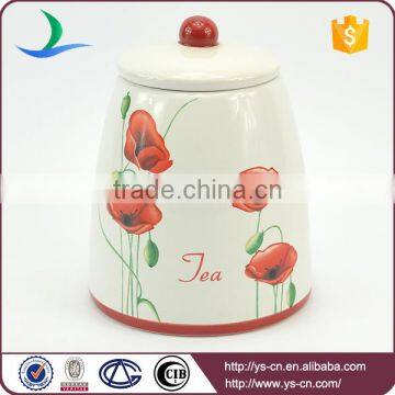 Wholesale Ceramic Tea Sugar And Coffee Canister Food Jar photo-5
