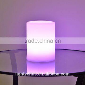 Party Use Cylinders Table Lamp Home Decor Lighting Color Changing USB Charge for Led Circular Column Lights photo-3