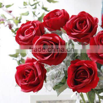 Flower arranging accessories decorative artificial silk roses flowers