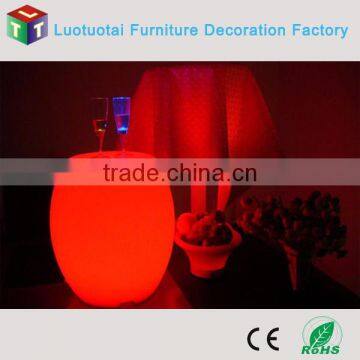 Manufacturer Die40*H45CM PE LED Drum Chair/plastic LED Light up Chair With Remote Control 16 Mix Changeable Colors photo-5