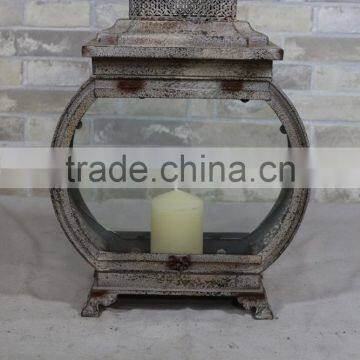 Creative Antique Vintage Promotion Square Iron Candle Metal Lanterns photo-5