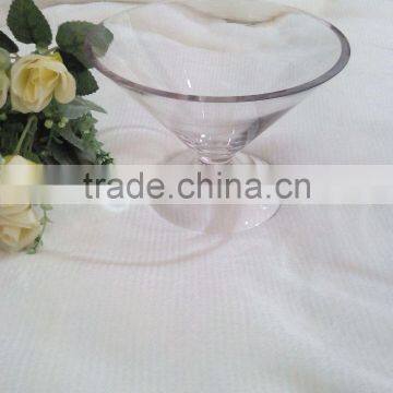 decorative cocktail glass,clear glass vase,cheap home decoration glass vase