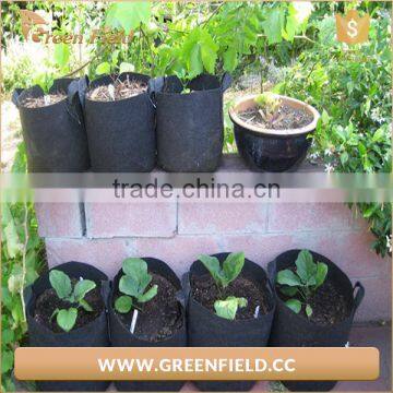 Round Felt Grow Bag Garden Black Felt Round Planters With Handles photo-4