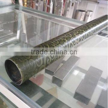Custom Design Color Etching Pipe Stainless Steel for Decoration