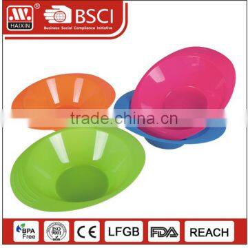 OEM China good quality plastic colorful Salad Bowl with SGS certification